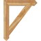 Ekena Millwork Traditional Arts & Crafts Rough Sawn Bracket, Western Red Cedar, 6"W x 38"D x 46"H BKT06X38X46TRA03RWR - alternate 4